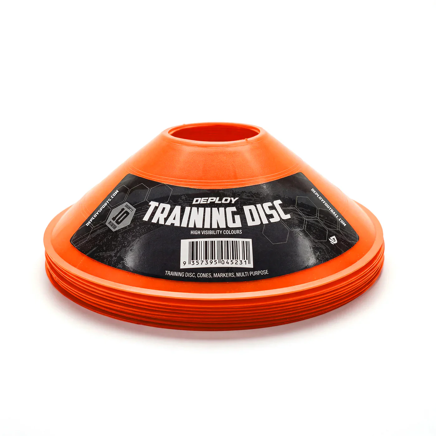 Deploy 10 Pack Agility Marker Cones - Image 3