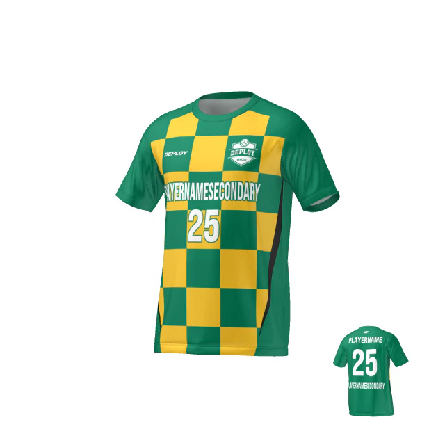 Flight Jersey Checkers - Green - Image 3