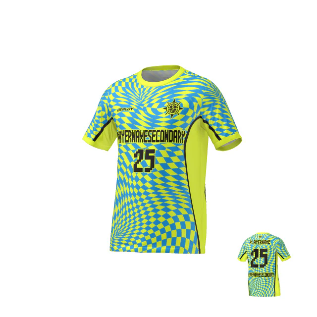 Flight Jersey Warped - Neon Yellow - Image 3