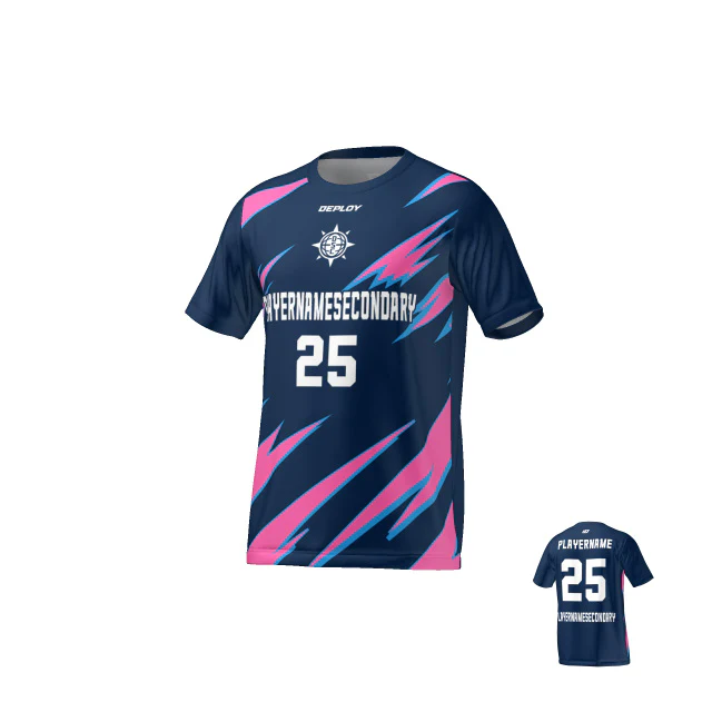 Flight Jersey Lightning - Navy & Pink - Image 3